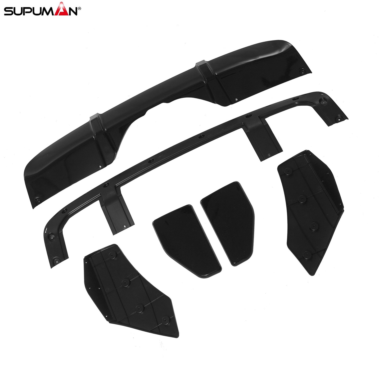 bmw x5 f15 rear bumper diffuser mp style 2014-2018 - Image 2