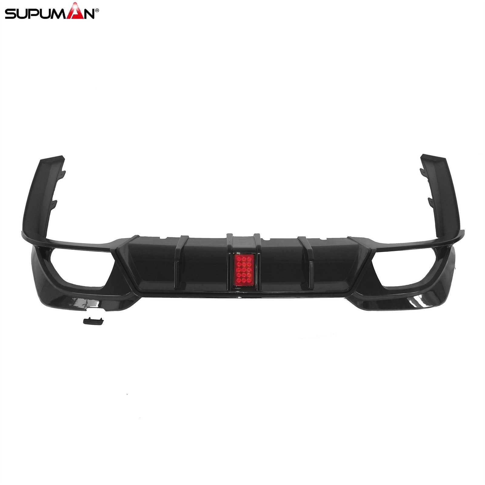 bmw 3 series g20 rear bumper diffuser Competition style with led light 2018+ - Image 2