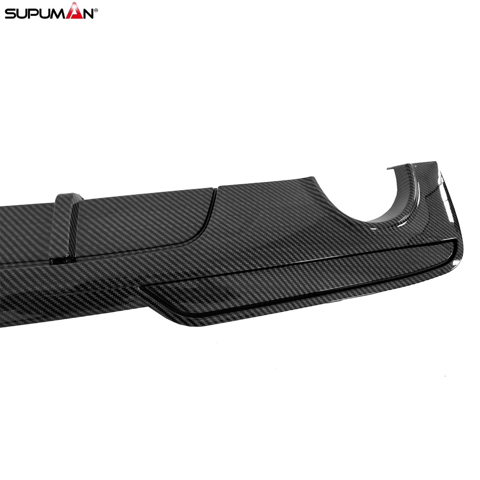 bmw 5 series f10 rear bumper diffuser Bilateral single-output water transfer style 2010-2018 - Image 3