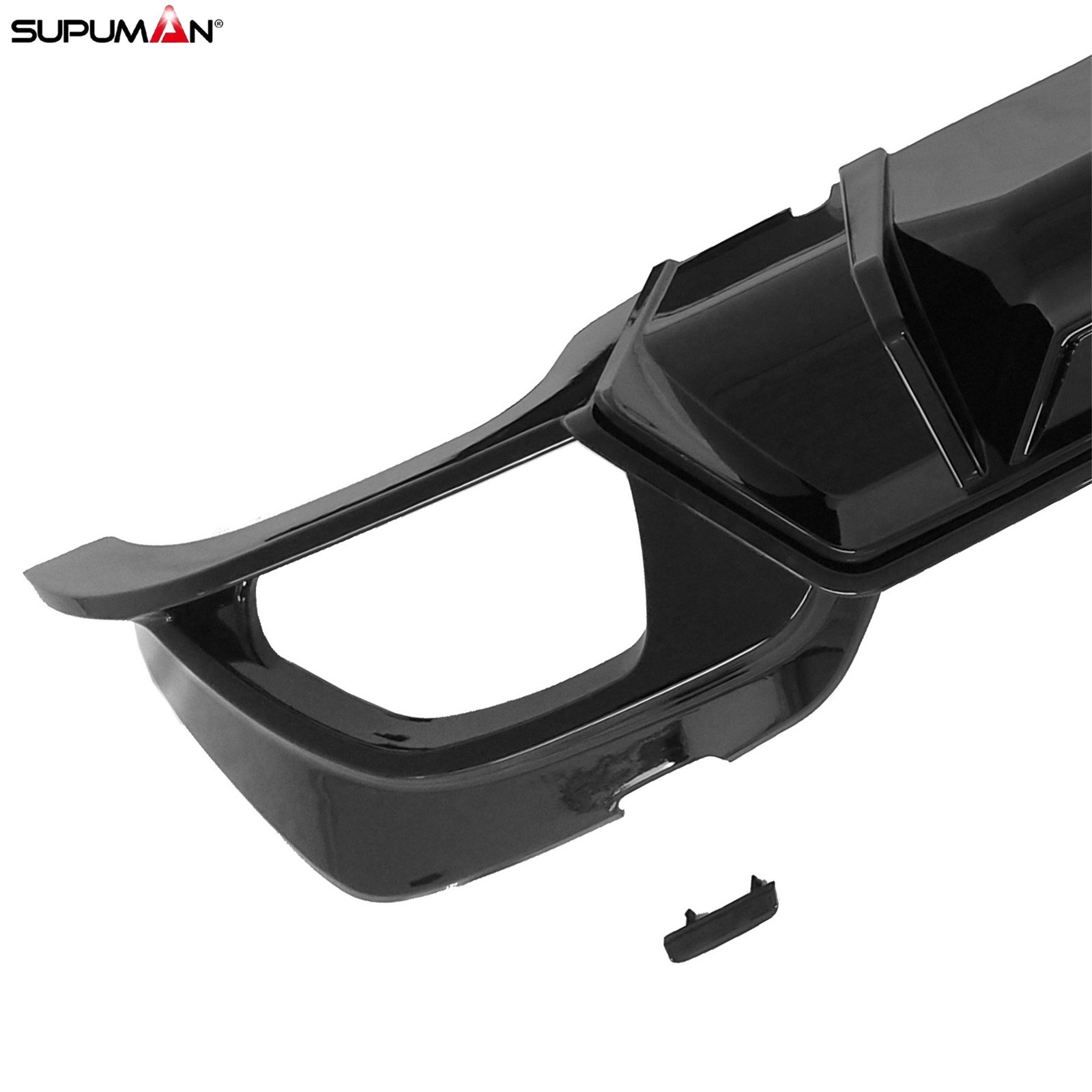 bmw 3 series g20 rear bumper diffuser without led light 2018+ - Image 4