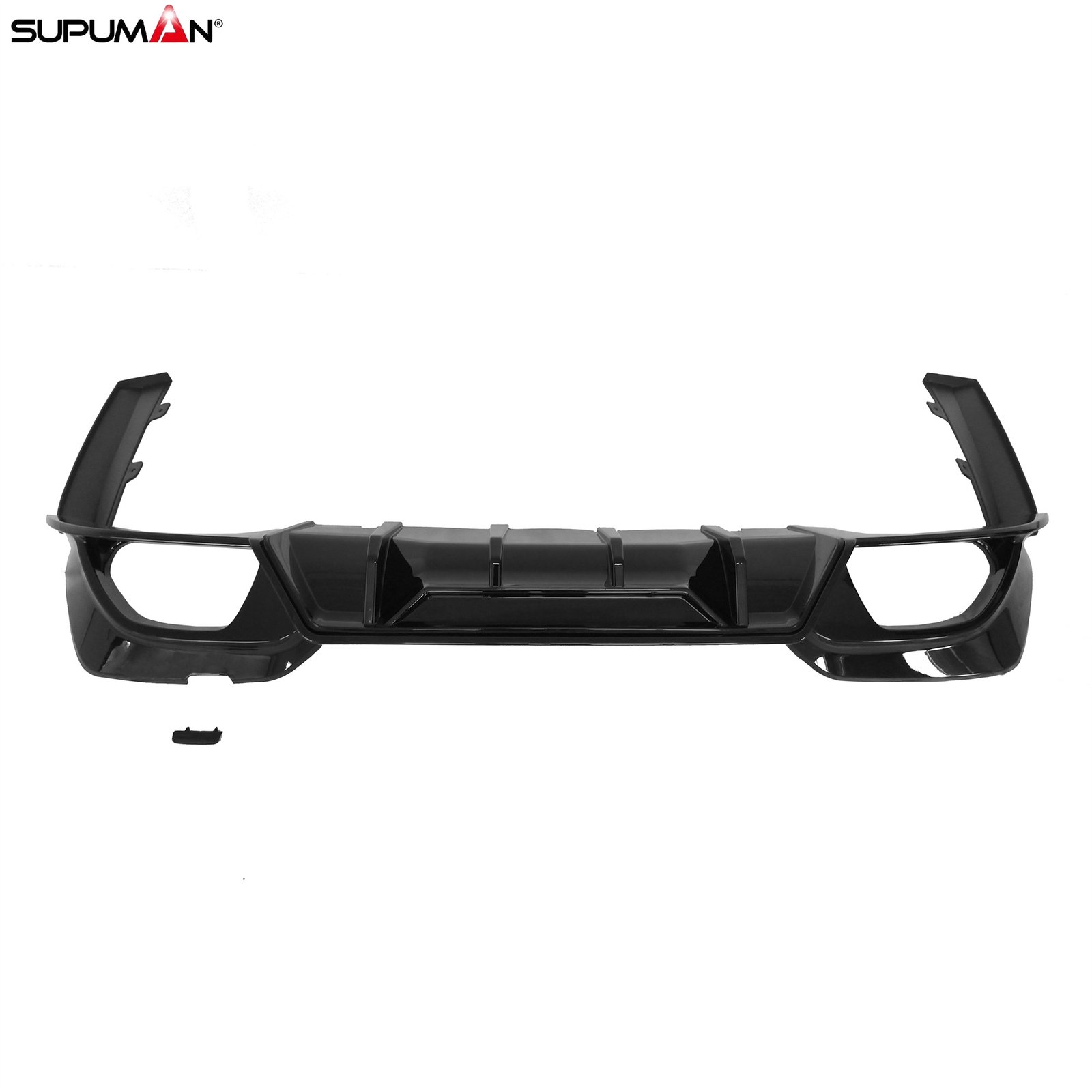 bmw 3 series g20 rear bumper diffuser without led light 2018+ - Image 3
