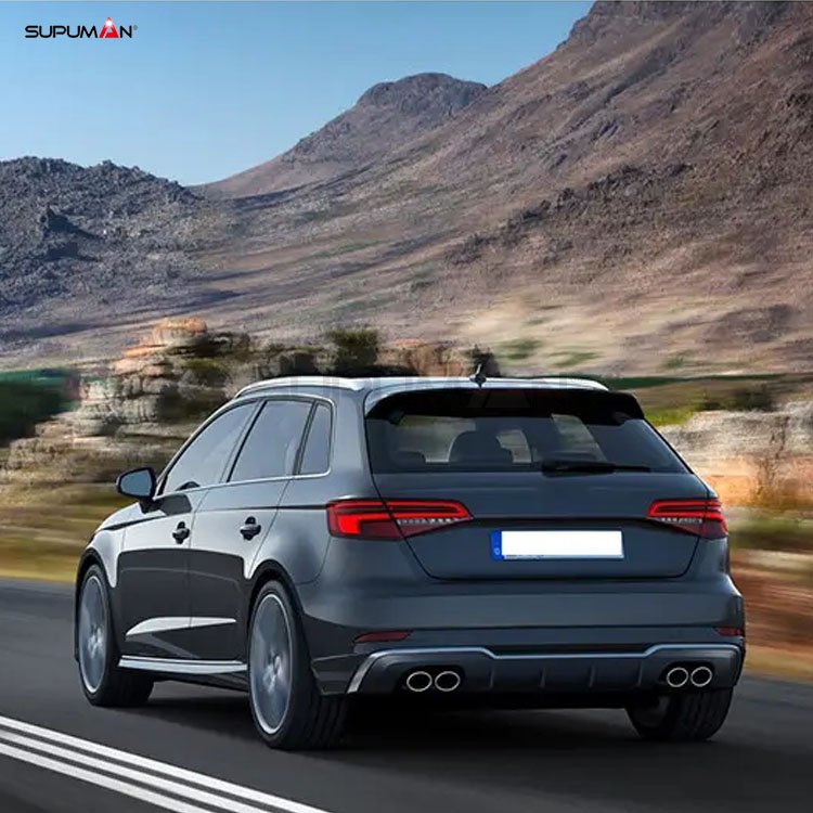 audi a3 s3 style Hatchback regular model rear exhaust pipe 2013-2020 - Image 2