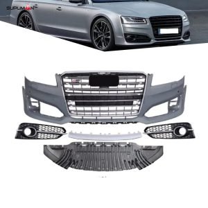 Audi A8 S8 style front bumper kit 2015-2017