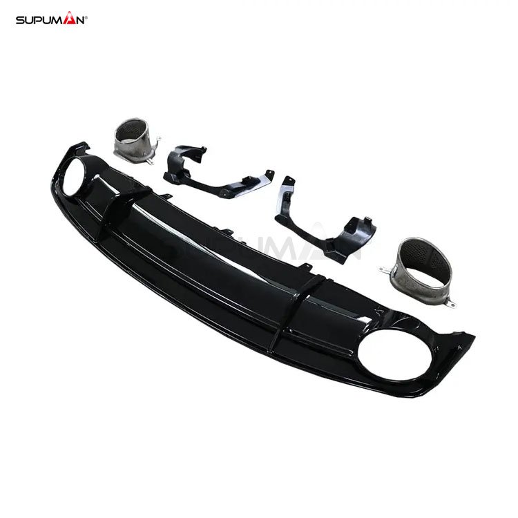 audi a7 rs7 style rear diffuser 2016-2018 - Image 5