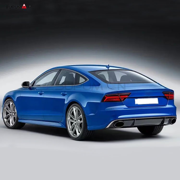 audi a7 rs7 style rear diffuser 2016-2018 - Image 2