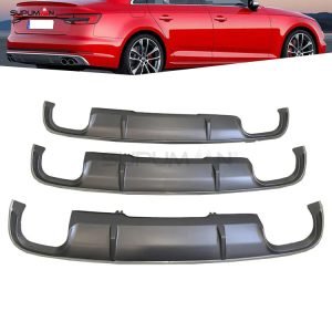 Audi A4 S4 standard style rear diffuser 2016-2019