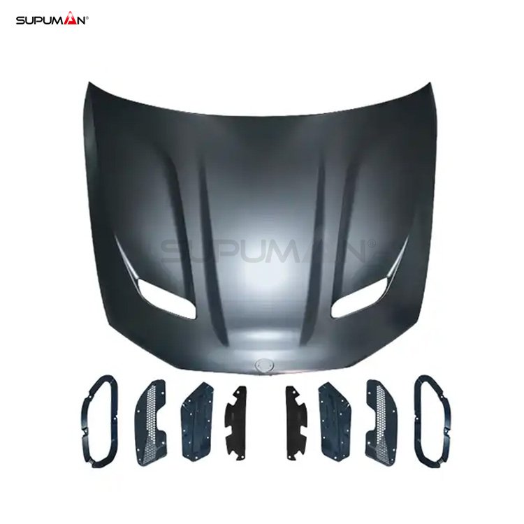 bmw 5 series g30 m5 cs style front engine hood kit 2018-2022