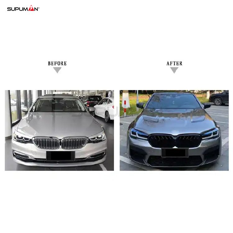 bmw 5 series g30 m5 cs style front engine hood kit 2018-2022 - Image 2