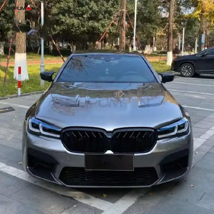 bmw 5 series g30 m5 cs style front engine hood kit 2018-2022 - Image 3