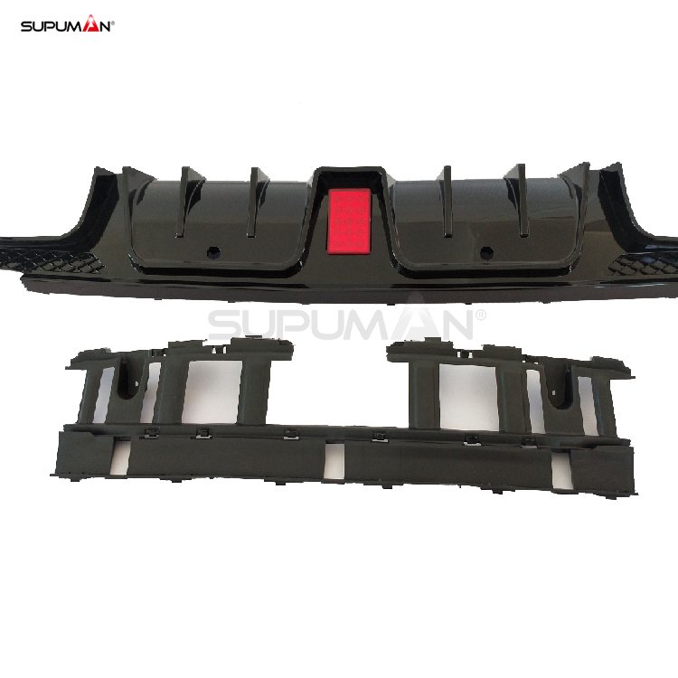 Mercedes Benz c class w205 Brabus rear bumper diffuser 2015+ - Image 5