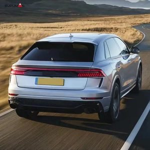 audi a8 gloss black rear roof wing spoiler 2019-2022
