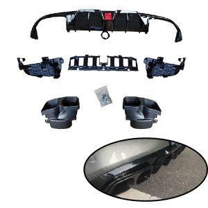 Mercedes Benz c class w205 Brabus coupe rear bumper diffuser kit 2015+