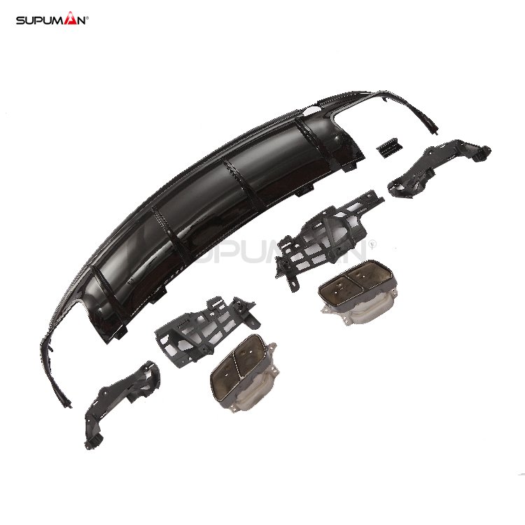 Mercedes Benz CLA rear bumper diffuser kit 2013-2018