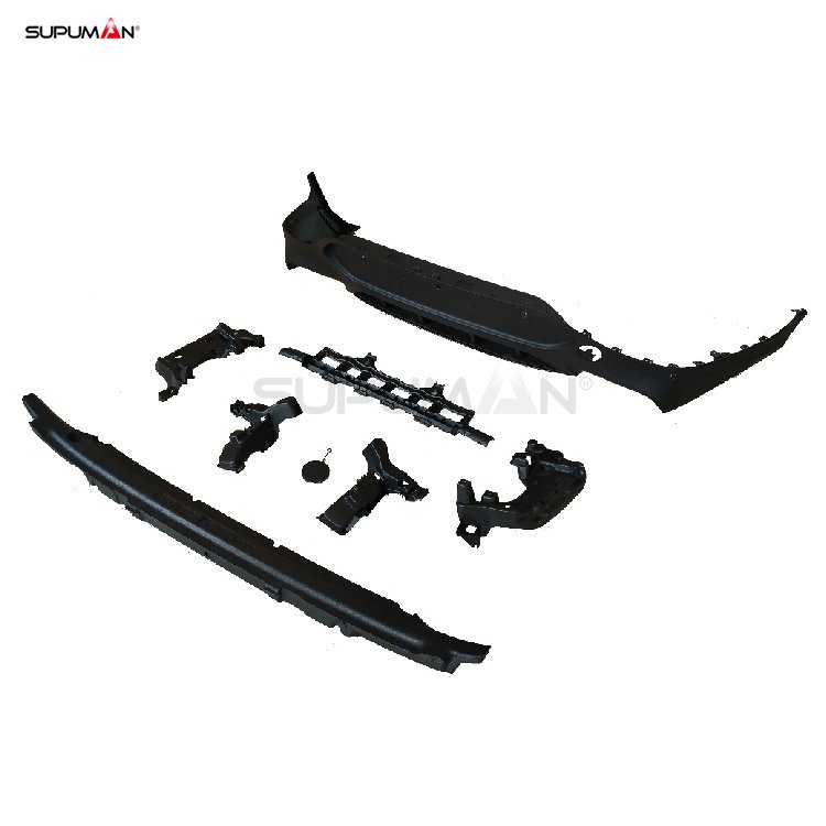 Mercedes Benz GLC coupe AMG style rear bumper diffuser - Image 3