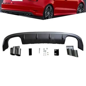 Audi a3 s3 normal type rear diffuser 2013-2016
