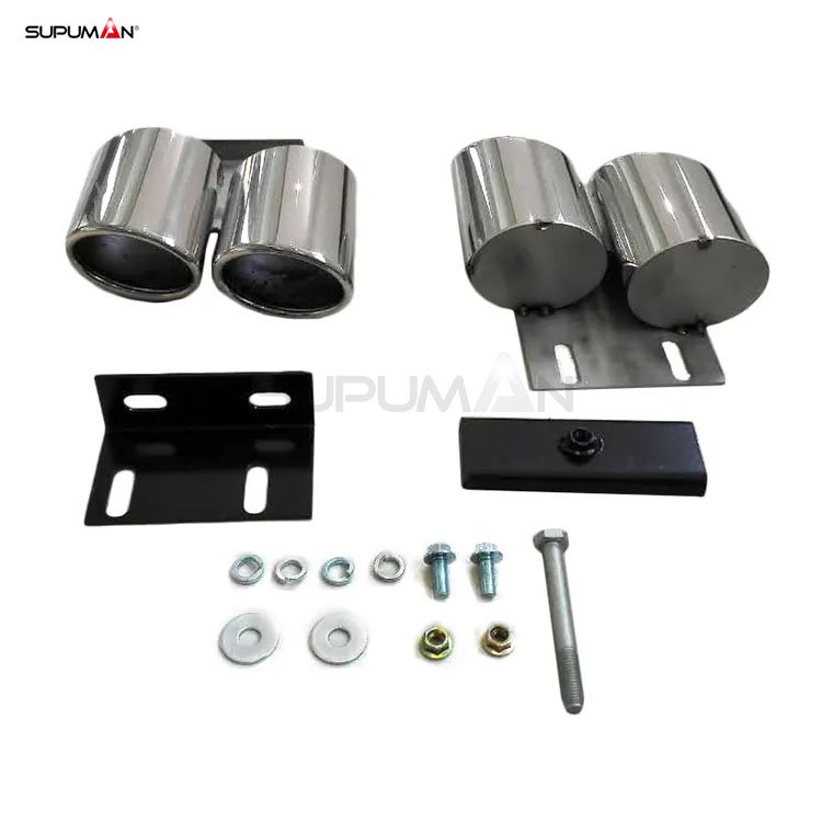 audi a3 s3 style rear exhaust pipe 2013-2020 - Image 2