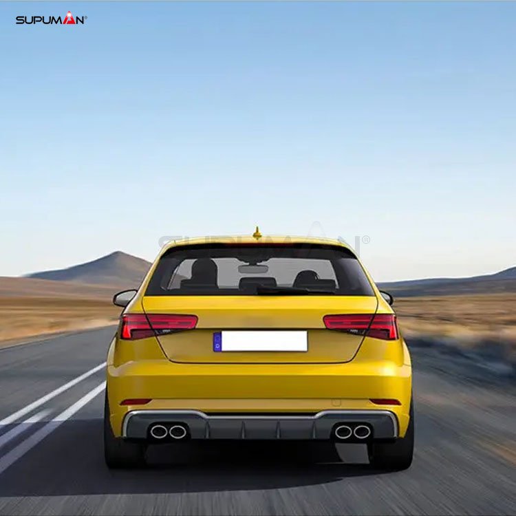 audi a3 s3 style rear exhaust pipe 2013-2020 - Image 5