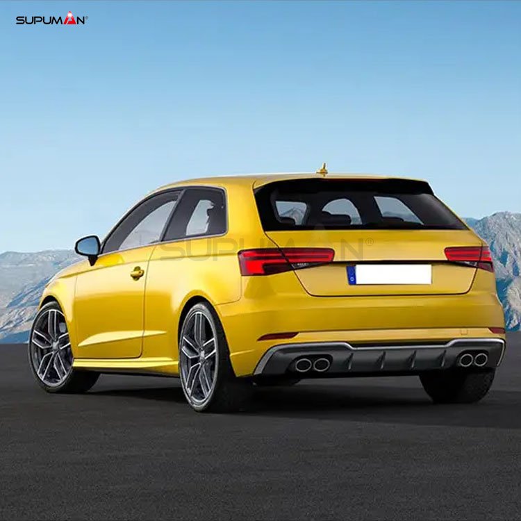audi a3 s3 style rear exhaust pipe 2013-2020 - Image 3