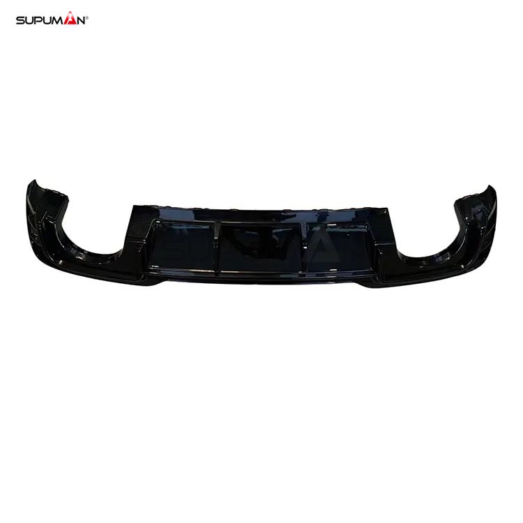 audi a3 s series rs3 style rear diffuser 2017-2020 - Image 6