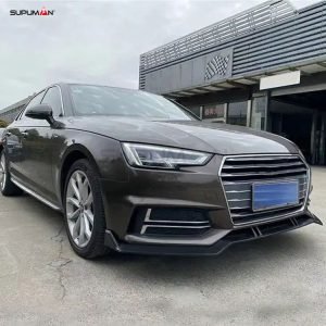 Audi A4 S Series Carbon Look RS4- ABT style front lip 2016-2019