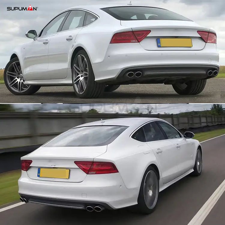 audi a7 Modified to s7 rear diffuser 2012-2015 - Image 2