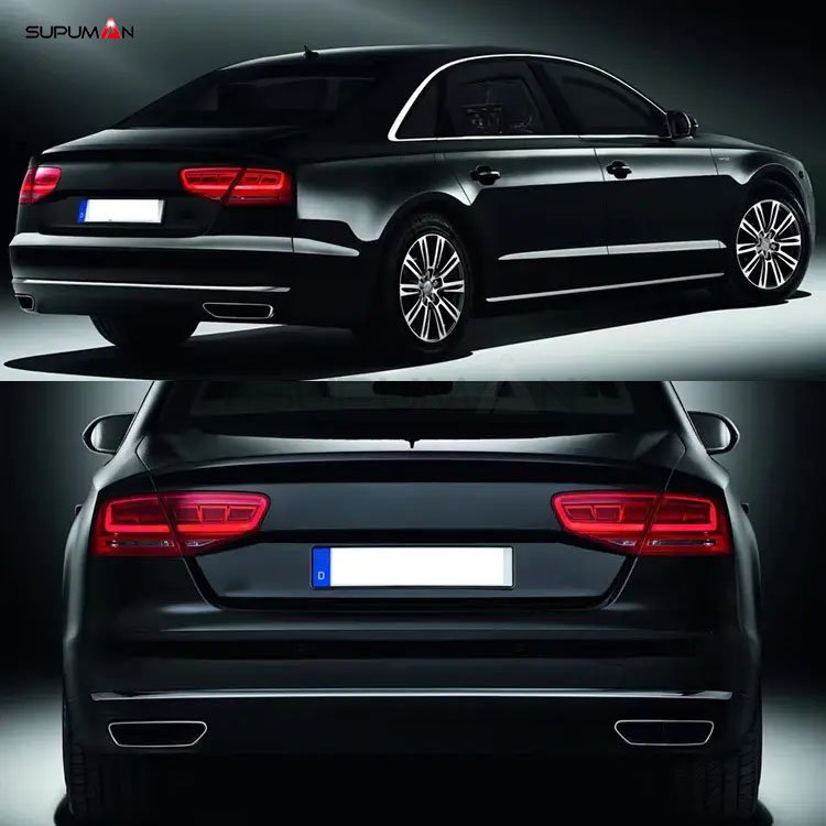 Audi a8 w12 rear tail throat +diffuser kit 2011-2014 - Image 3