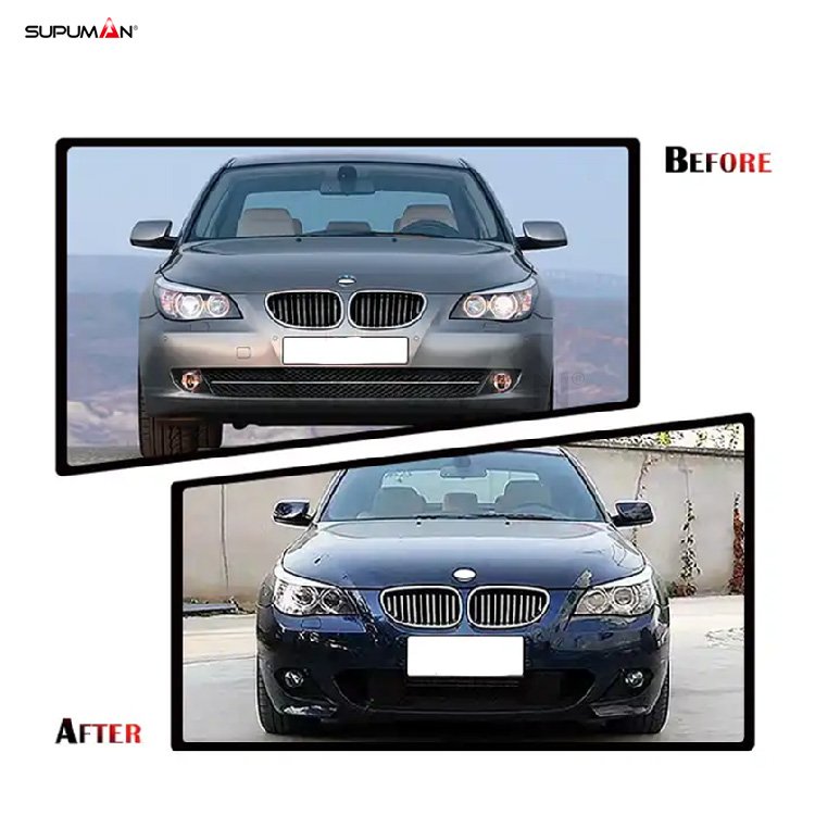 bmw 5 series e60 upgrade to m-tech body kit 2004-2010 - Image 4