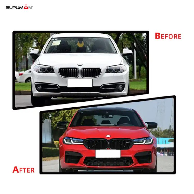 bmw 5 series f10 f18 upgrade to g30 g38 m5 body kit 2011-2017 - Image 5