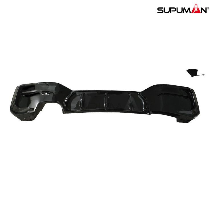 bmw 1 series f20 gloss black rear diffuser 2011-2018