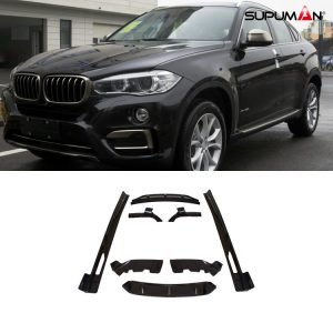 bmw x6 g06 Darth Vader style front lip side skirt rear diffuser body kit 2017-2018