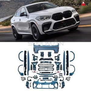 bmw x6 g06 x6m style body kit 2019+