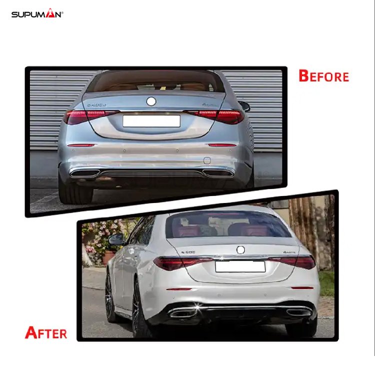 Mercedes Benz w223 s580 upgrade to w223 s320 s400 s450 s580 amg body kit 2021-2022 - Image 6
