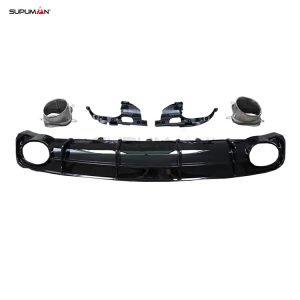 audi a6 rs6 s series rear diffuser 2016-2018