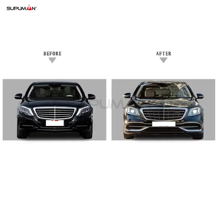 Mercedes Benz s class w221 upgrade to w222 Maybach body kit 2006-2013 - Image 5