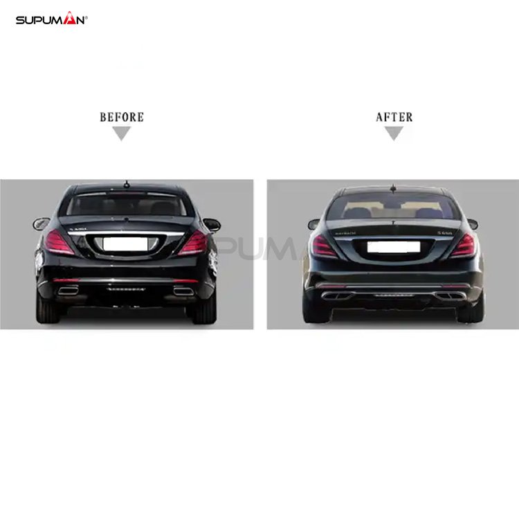 Mercedes Benz s class w221 upgrade to w222 Maybach body kit 2006-2013 - Image 4