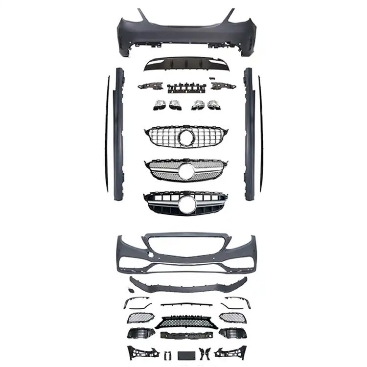 Mercedes Benz c class w205 2015-2020 upgrade to amg gt 2016 body kit