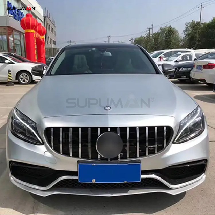 Mercedes Benz c class w205 2015-2020 upgrade to amg gt 2016 body kit - Image 4