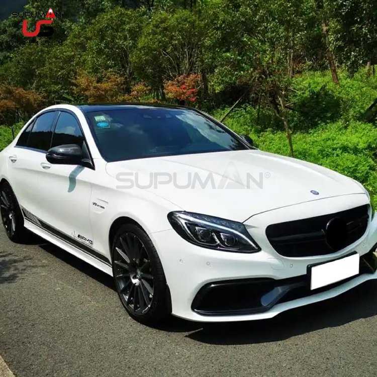 Mercedes Benz c class w205 2015-2020 upgrade to amg gt 2016 body kit - Image 3
