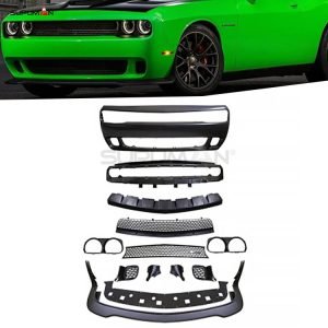 dodge challenger front bumper kit hellcat style 2008-2014