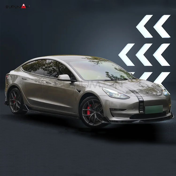 tesla model 3 rear diffuser turbine type 2018-2023 - Image 4