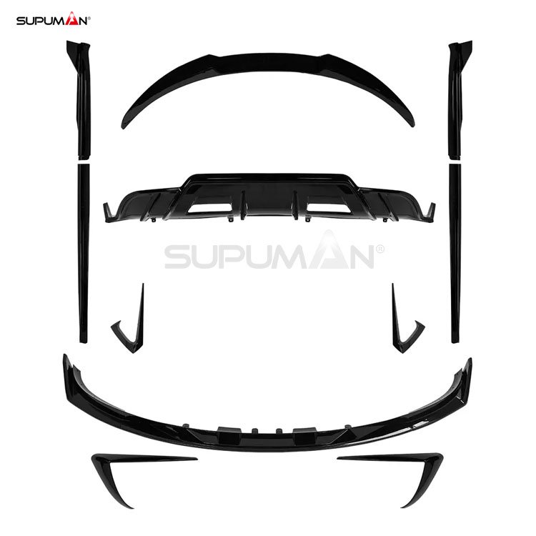 tesla model 3 front lip turbine type 2018+