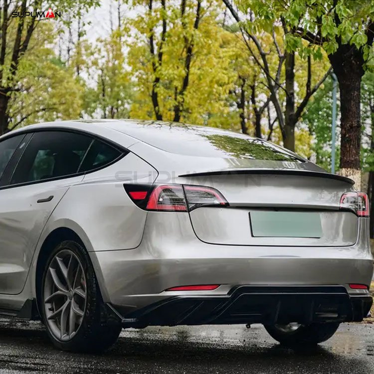 tesla model 3 front lip turbine type 2018+ - Image 4