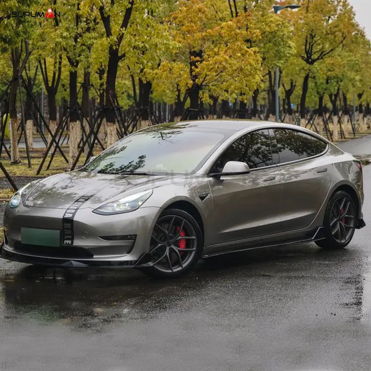 tesla model 3 front lip turbine type 2018+ - Image 3