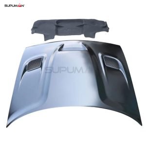 dodge challenger front engine hood hellcat style 2015-2021