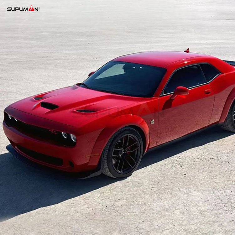 dodge challenger front engine hood hellcat style 2015-2021 - Image 4