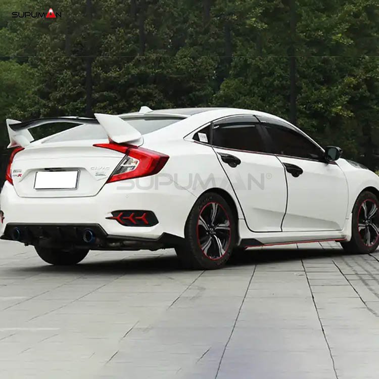 honda civic 11th type-r boot rear spoiler 2016-2018 - Image 4